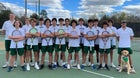 Cardinal Gibbons Crusaders Boys Varsity Tennis Spring 22-23 team photo.