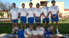 Linden Lions Boys Varsity Tennis Spring 22-23 team photo.