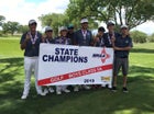 Piedra Vista Panthers Boys Varsity Golf Spring 19-20 team photo.