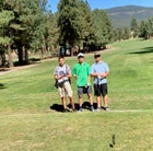 Valencia Jaguars Boys Varsity Golf Spring 19-20 team photo.