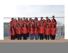 West Mesa Mustangs Girls Varsity Track & Field Spring 14-15 team photo.