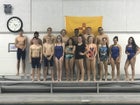 Los Lunas Tigers Girls Varsity Swimming Winter 17-18 team photo.
