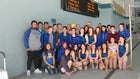 Cottonwood Classical Prep Coyotes Girls Varsity Swimming Winter 17-18 team photo.