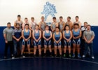 Goddard Rockets Boys Varsity Wrestling Winter 18-19 team photo.