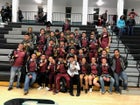 Belen Eagles Boys Varsity Wrestling Winter 18-19 team photo.