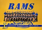 Lakeside Rams Boys Varsity Wrestling Winter 18-19 team photo.