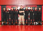 Hulett Red Devils Boys Varsity Wrestling Winter 18-19 team photo.