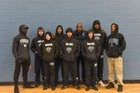 Dickinson Rams Boys Varsity Wrestling Winter 18-19 team photo.