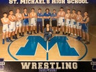 St. Michael's Horsemen Boys Varsity Wrestling Winter 18-19 team photo.