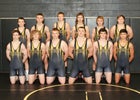 Wright Panthers Boys Varsity Wrestling Winter 18-19 team photo.