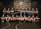 Buffalo Bison Boys Varsity Wrestling Winter 18-19 team photo.