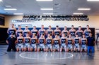 Volcano Vista Hawks Boys Varsity Wrestling Winter 18-19 team photo.