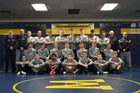 Warrensburg Burghers Boys Varsity Wrestling Winter 18-19 team photo.