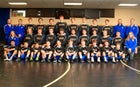Sheridan Broncs Boys Varsity Wrestling Winter 18-19 team photo.