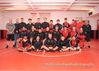 Albuquerque Academy Chargers Boys Varsity Wrestling Winter 18-19 team photo.