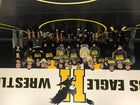 Hobbs Eagles Boys Varsity Wrestling Winter 18-19 team photo.