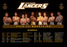 Saint Francis Lancers Boys Varsity Wrestling Winter 18-19 team photo.
