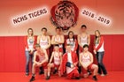 Niobrara County Tigers Boys Varsity Wrestling Winter 18-19 team photo.