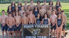 Vidor Pirates Boys Varsity Swimming Fall 22-23 team photo.