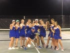 Greene Central Rams Girls Varsity Tennis Fall 20-21 team photo.