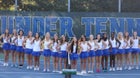 Rocklin Thunder Girls Varsity Tennis Fall 20-21 team photo.