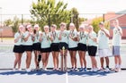 Spanish Fork Dons Girls Varsity Tennis Fall 20-21 team photo.