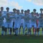 Burrillville Broncos Boys Varsity Soccer Fall 25-26 team photo.