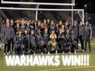 Westerville Central Warhawks Boys Varsity Soccer Fall 25-26 team photo.