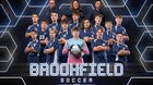 Brookfield Warriors Boys Varsity Soccer Fall 25-26 team photo.