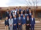 Santa Fe Prep Blue Griffins Boys Varsity Soccer Fall 25-26 team photo.