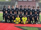 Newton-Conover Red Devils Boys Varsity Soccer Fall 25-26 team photo.