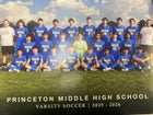 Princeton Bulldogs Boys Varsity Soccer Fall 25-26 team photo.