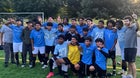 Englewood Stem Panthers Boys Varsity Soccer Fall 25-26 team photo.