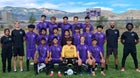 Manzano Monarchs Boys Varsity Soccer Fall 25-26 team photo.