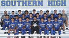 Southern Bulldogs Boys Varsity Soccer Fall 25-26 team photo.