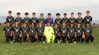 Volcano Vista Hawks Boys Varsity Soccer Fall 25-26 team photo.