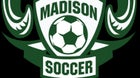 Madison Comprehensive Rams Boys Varsity Soccer Fall 25-26 team photo.