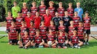 Wauwatosa East Red Raiders Boys Varsity Soccer Fall 25-26 team photo.