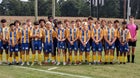 Holmes Aces Boys Varsity Soccer Fall 25-26 team photo.