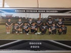Anson Bearcats Boys Varsity Soccer Fall 25-26 team photo.