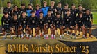 Battle Mountain Huskies Boys Varsity Soccer Fall 25-26 team photo.