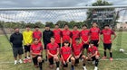 Robertson Cardinals Boys Varsity Soccer Fall 25-26 team photo.