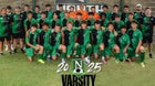 Evansville North Huskies Boys Varsity Soccer Fall 25-26 team photo.