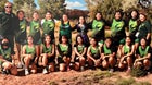 Thoreau Hawks Girls Varsity Cross Country Fall 25-26 team photo.
