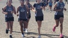 Aztec Tigers Girls Varsity Cross Country Fall 25-26 team photo.