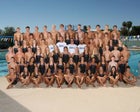Mesquite Wildcats Girls Varsity Swimming Fall 13-14 team photo.