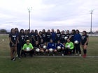 Sunnyside Blue Devils Girls Varsity Soccer Winter 17-18 team photo.