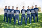 Saddleback Valley Christian Warriors Boys Varsity Golf Spring 16-17 team photo.