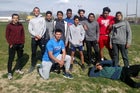 West Mesa Mustangs Boys Varsity Track & Field Spring 17-18 team photo.