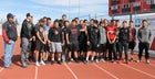 Robertson Cardinals Boys Varsity Track & Field Spring 17-18 team photo.